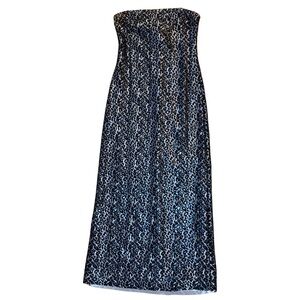 Y2K Rampage strapless lace maxi dress